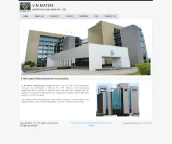 Vmmatere.com(Matere Infrastructures Pvt Ltd) Screenshot