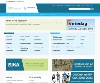 VMM.be(De Vlaamse Milieumaatschappij (VMM)) Screenshot