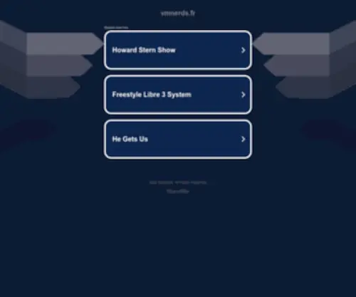 Vmnerds.fr(VMnerds blog) Screenshot
