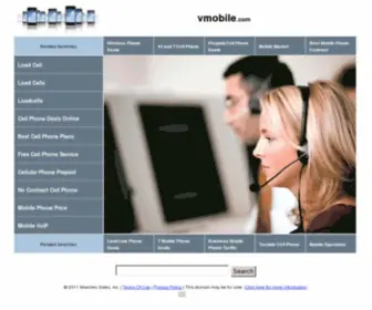 Vmobile.com(Mobile) Screenshot