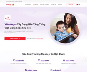 Vmonkey.vn(Ứng dụng học Tiếng Việt số 1 cho trẻ Mầm non) Screenshot