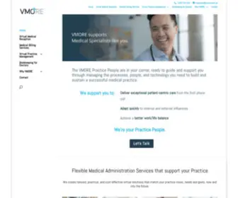 Vmore.com.au(Medical Billing Practice Management Services) Screenshot