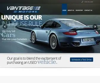 Vmotors.com(Vantage Motors) Screenshot