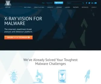 Vmray.com(Cyber Security Malware Analysis & Detection Sandbox) Screenshot