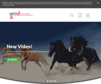 VMRD.com(Veterinary Medical Research & Development) Screenshot