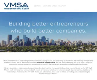 Vmsalberta.org(The Venture Mentoring Service of Alberta) Screenshot