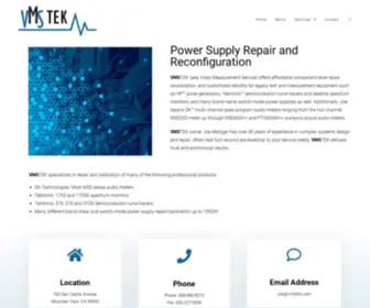 VMstek.com(Analog and Digital Audio Repair Experts) Screenshot