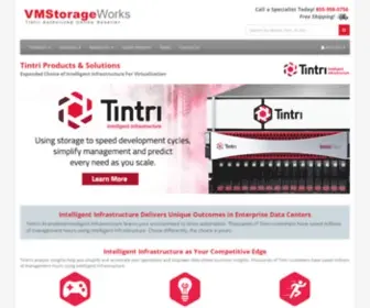 VMstorageworks.com(Intelligent Infrastructure For Virtualization) Screenshot