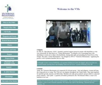 Vmusa.org(Victorious Missionaries) Screenshot