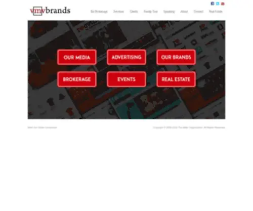 VMVbrands.com(Engaging Branding & Advertising Solutions VMV Brands) Screenshot