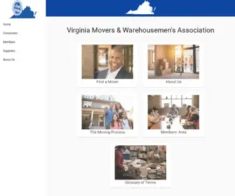 Vmwa.org(Virginia Movers & Warehousemen Association) Screenshot