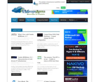 Vmwarearena.com(VMware Arena) Screenshot