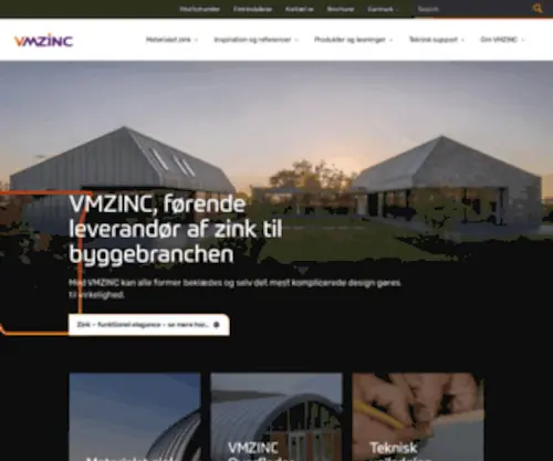 Vmzinc.dk(Vmzinc) Screenshot