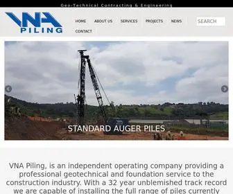 Vnapiling.co.za(Geo-Technical Contracting & Engineering) Screenshot