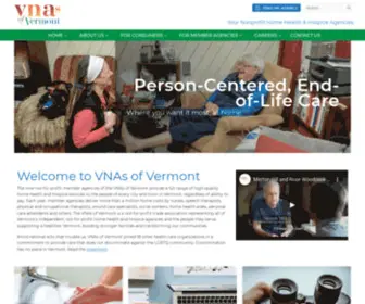 Vnavt.com(VNAs of Vermont) Screenshot