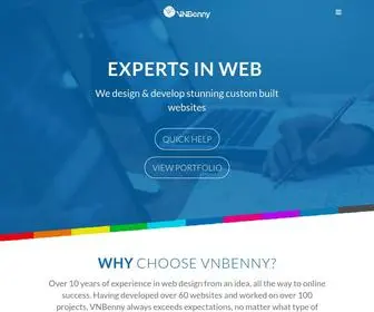 Vnbenny.com(Web Design and Online Marketing Services) Screenshot