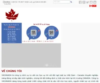 Vncanada.vn(Dinh cu canada) Screenshot