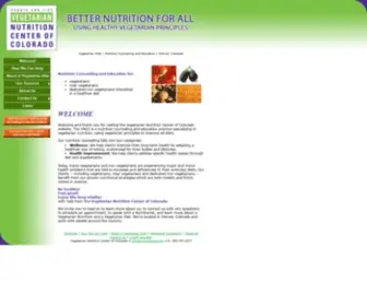 VNccolorado.com(Vegetarian Diets) Screenshot