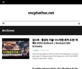 VNCphathoc.net(Chiêm) Screenshot