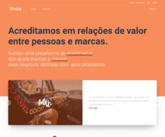 Vnda.com.br(Tecnologia em Ecommerce) Screenshot