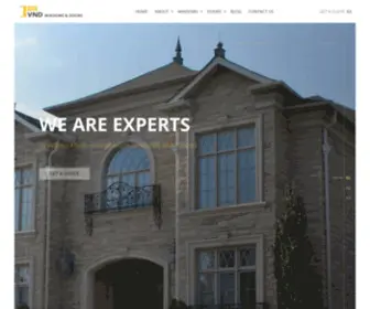 VNdwindowsanddoors.ca(VND Windows and Doors) Screenshot