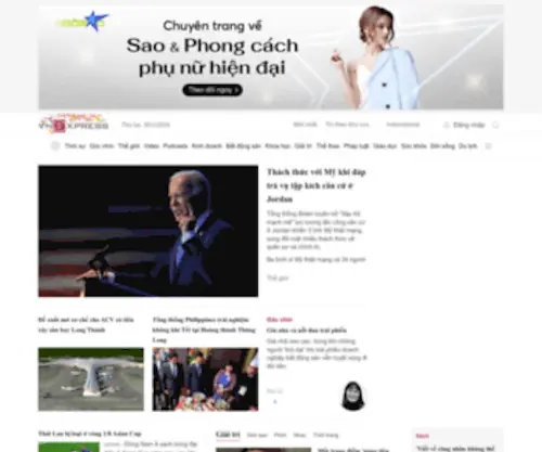 Vnexpress.net(Báo tiếng Việt nhiều người xem nhất) Screenshot