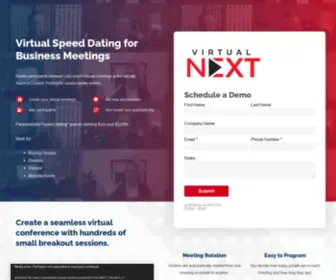 Vnextevents.com(Virtual Next) Screenshot