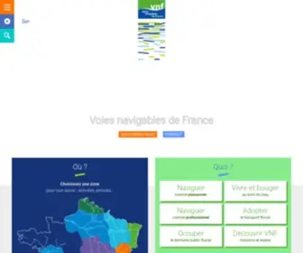 VNF.fr(Voies navigables de France) Screenshot