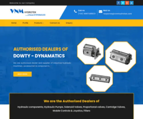 VNMHYdraulics.com(Hydraulic Components) Screenshot