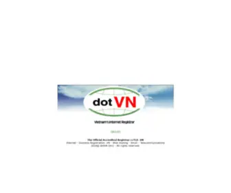 Vnnic.com(Vietnam Domains Registrar .VN ccTLD) Screenshot