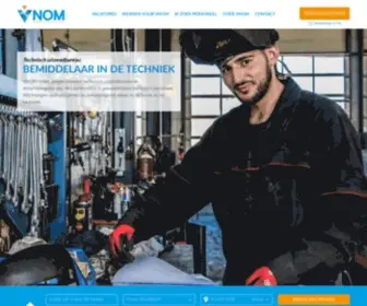 Vnom.nl(VNOM Technisch Uitzendbureau) Screenshot