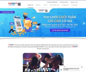 Vnpay.vn(Công ty cổ phần giải pháp thanh toán Việt Nam) Screenshot