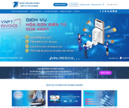 VNPTHCMC.com(VNPT Business) Screenshot