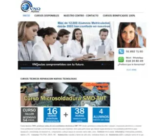 Vnqaulas.es(Formación programada) Screenshot