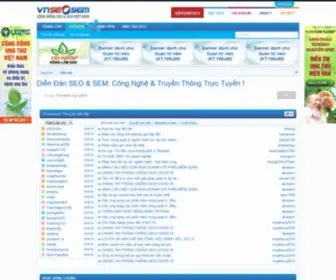 Vnseosem.com(Diễn Đàn SEO & SEM) Screenshot