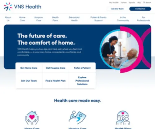 VNshealth.org(VNS Health) Screenshot