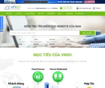 Vnso.vn(Nhà cung cấp dịch vụ lưu trữ Việt Nam) Screenshot