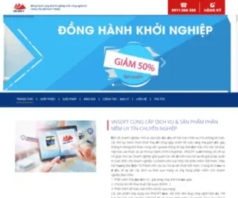 Vnsoft.vn(Công ty Giải pháp Công nghệ Phần mềm Việt) Screenshot