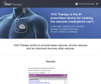 VNStherapy.info(VNS Therapy) Screenshot