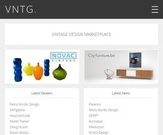 VNTG.com(Vintage design marketplace) Screenshot