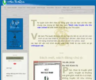 VNthuquan.net(Việt Nam thư quán) Screenshot