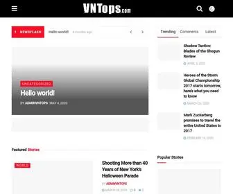 Vntops.com(Một trang web mới sử dụng WordPress) Screenshot