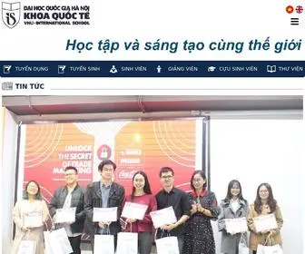 Vnu.edu.vn(ĐẠI HỌC QUỐC GIA HÀ NỘI) Screenshot