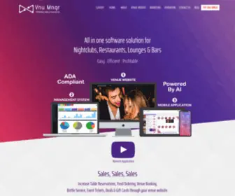 Vnumngr.com(Venue Management Software for Nightclubs) Screenshot