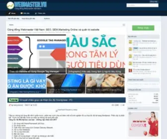 Vnwebmaster.com(Webmaster Việt Nam) Screenshot