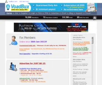 Voadbux.com(Guaranteed earnings) Screenshot