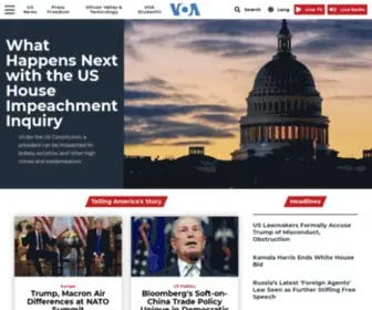 Voa.gov(Voice of America) Screenshot