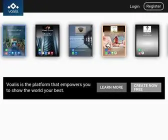 Voalis.com(Create your interactive digital business card) Screenshot