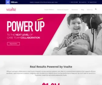 Voalte.com(Advancing Connected Care) Screenshot