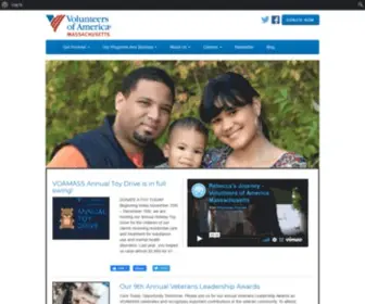 Voamass.org(Volunteers of America) Screenshot